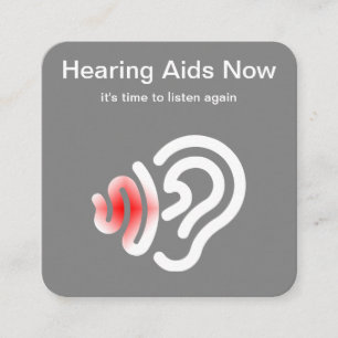 Carte De Visite Carré Centre et audiologie de prothèse auditive