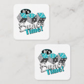 Carte De Visite Carré C'est Bunco Time ! (Devant / Derrière)
