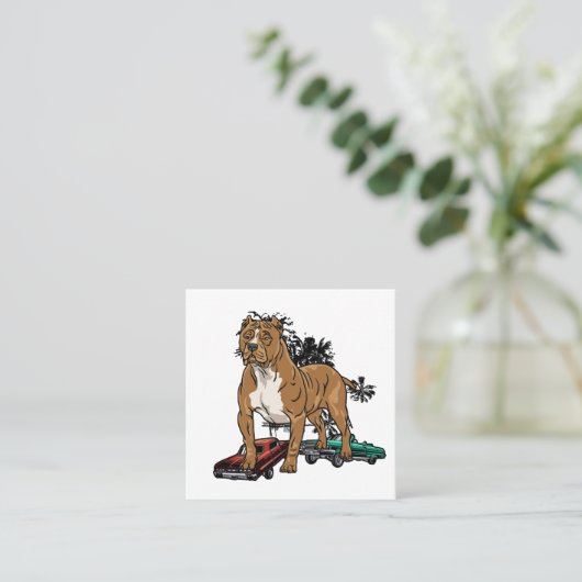 Carte De Visite Carré C'est un Cali Thing (Debout devant)