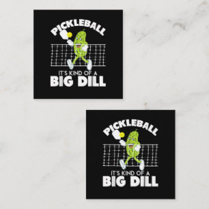 Carte De Visite Carré C'est un peu une grosse affaire - Pagaie de pickle