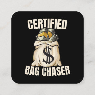 Carte De Visite Carré chasseur de bagages 