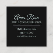 Carte De Visite Carré Chemin sacré calmant de symbole de *~* au nirvana (Dos)