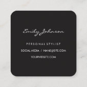 Carte De Visite Carré Cheveux (Dos)