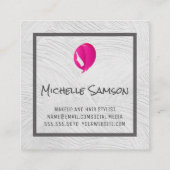 Carte De Visite Carré Cheveux femmes | Coiffeuse professionnelle (Dos)