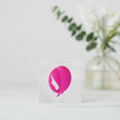 Carte De Visite Carré Cheveux femmes | Coiffeuse professionnelle (Debout devant)