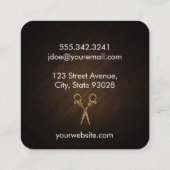 Carte De Visite Carré Cheveux | Ornat / Or (Dos)