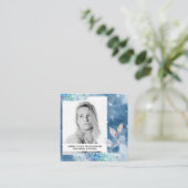 Carte De Visite Carré *~* Chic Populaire Modèle de cheveux actrice Stars (Debout devant)