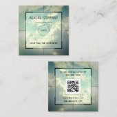 Carte De Visite Carré Ciel de caméra de drone (Devant / Derrière)