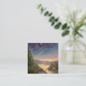Carte De Visite Carré Ciel nocturne (Debout devant)