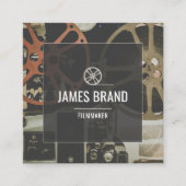 Carte De Visite Carré Cinéaste Vidéo (Devant)