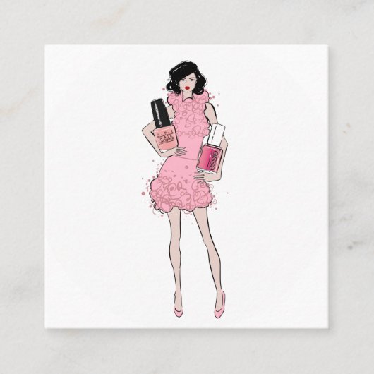 Carte De Visite Carré Clous (Devant)