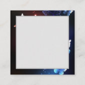 Carte De Visite Carré Clowing Night Butterflies (Dos)