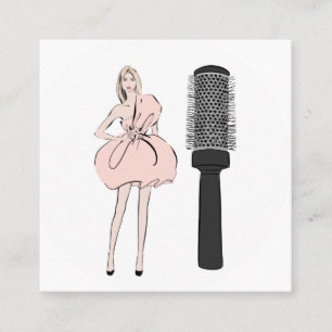 Carte De Visite Carré Coiffeur