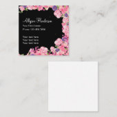 Carte De Visite Carré Coiffeur de beauté (Devant / Derrière)