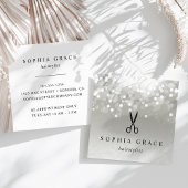 Carte De Visite Carré Coiffeuse Platinum