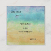 Carte De Visite Carré Colibri Pheonix (Dos)