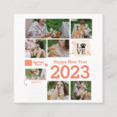 Carte De Visite Carré Collage photo (Devant)