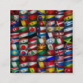 Carte De Visite Carré Collection Indicateur (Devant)