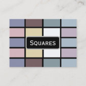 Carte De Visite Carré coloré géométrique (Devant)