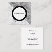 Carte De Visite Carré Conception moderne unique (Devant / Derrière)