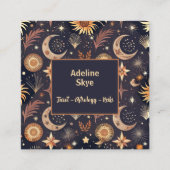 Carte De Visite Carré Conception mystique (Devant)