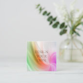 Carte De Visite Carré Concevez votre propre (Debout devant)