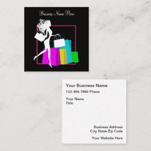Carte De Visite Carré Concierge de mode et de shopping