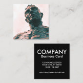 Carte De Visite Carré Confluence de David Zahn (Devant / Derrière)