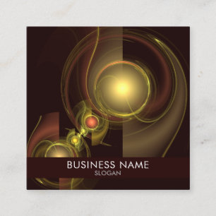 Carte De Visite Carré Connexion intime Abstrait Art Professional