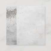 Carte De Visite Carré Constructeur de construction Concrete Mix Moderne (Dos)