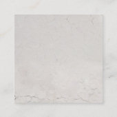 Carte De Visite Carré Construction Builder Developer QR Code 3 Photos (Dos)