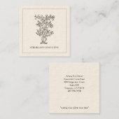 Carte De Visite Carré Consultant (Devant / Derrière)