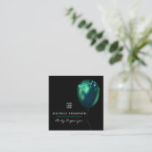 Carte De Visite Carré  Coordinateur d'événement de ballons iridescents f (Debout devant)