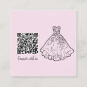 Carte De Visite Carré Coordonnateur wedding planner (Dos)