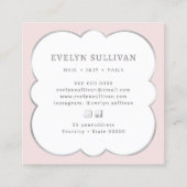 Carte de visite carré Coquette (Dos)