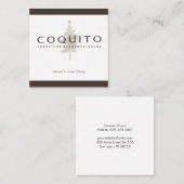 Carte De Visite Carré Coquito Tradicion Puertorriquena (Devant / Derrière)