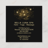 Carte De Visite Carré *~* Cosmos Moon Universe Parties scintillant Stars (Dos)