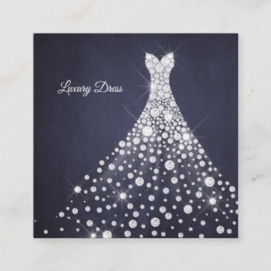 Carte De Visite Carré Costume de couturier luxe Seamstress