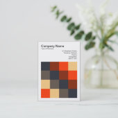 Carte De Visite Carré couleur - 02 (Debout devant)