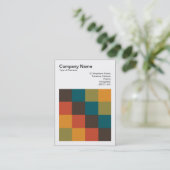 Carte De Visite Carré couleur - 03 (Debout devant)