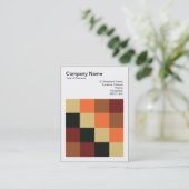 Carte De Visite Carré couleur - 04 (Debout devant)
