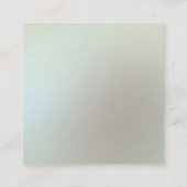 Carte De Visite Carré Couleurs élégantes modernes Monogram Professional  (Dos)