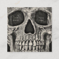 Crâne gothique Visage noir et blanc Boutique de ta