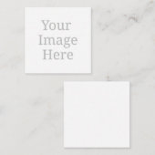 Carte De Visite Carré Create your own custom  (Devant / Derrière)