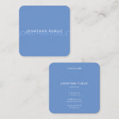 Carte De Visite Carré Créatif Moderne Simple Modèle professionnel (Devant / Derrière)