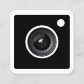 Carte De Visite Carré Creative social media style photographer (Devant)