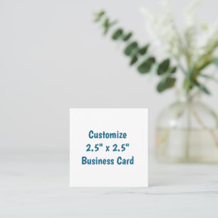 Carte De Visite Carré Créez votre propre badge vertical en plastique