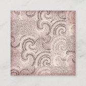 Carte De Visite Carré Créez votre propre conception personnalisée (Dos)