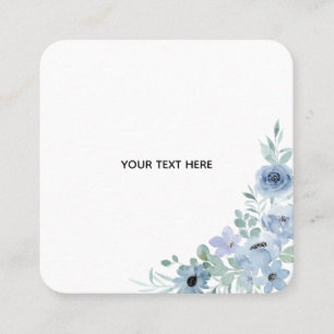 Carte De Visite Carré Créez votre propre floral