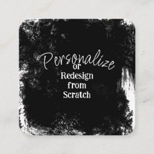 Carte De Visite Carré Créez votre propre personnalisation